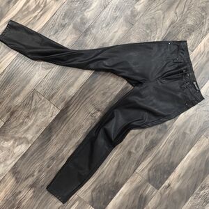 Blank NYC Sleek Black Faux Leather Pants